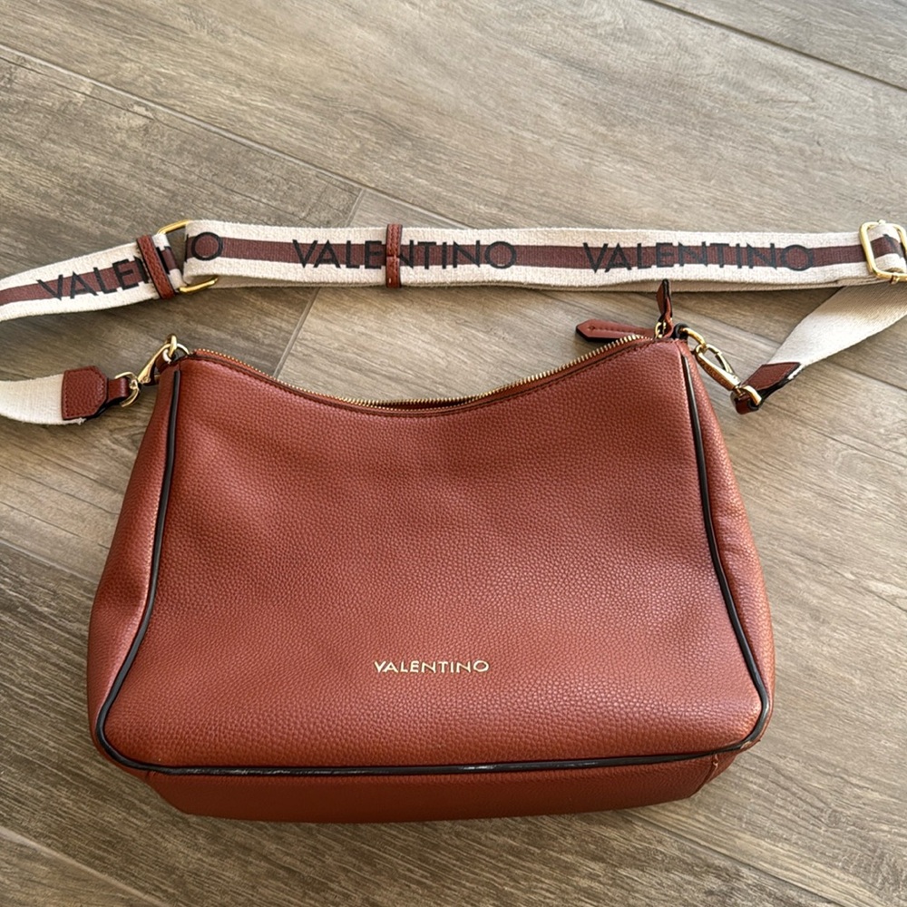 Valentino by Mario Valentino Brown Crossbody Bag